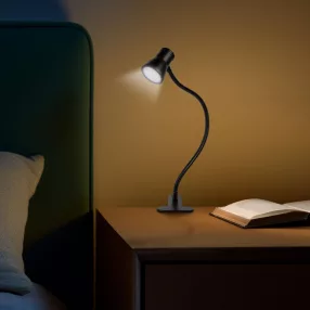   Phenom 20258 Flexibilis asztali lámpa - csipeszes - USB - állítható fényerő és színhőmérséklet - LED - fém