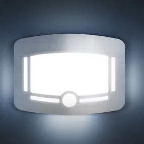   Phenom 20283 Irányfény - mozgásérzékelővel, fényszenzorral - 4 x AA - szálcsiszolt ezüst