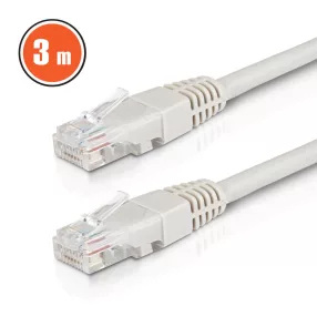   Delight 20344 Patch kábel - UTP - CAT6 - CCA - 3 m - szürke