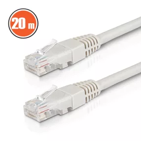   Delight 20348 Patch kábel - UTP - CAT6 - CCA - 20 m - szürke