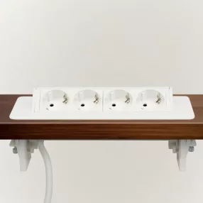    Delight 20446WH Rejtett elosztó - 4-es - Felnyíló kivitel - fehér