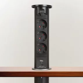 Delight 20451B Motoros rejtett elosztó - fekete