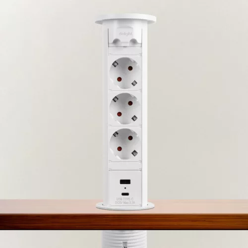 Delight 20451W Motoros rejtett elosztó - fehér