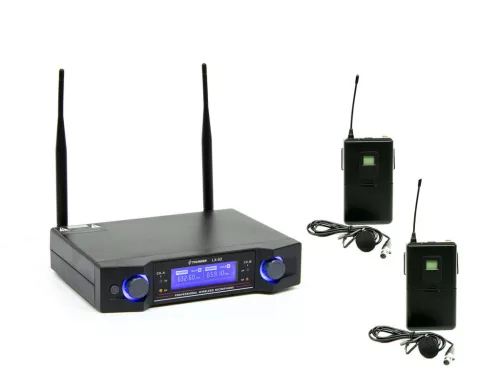 Thunder LX-82 2T UHF rádiós mikrofon (2 db CSÍPTETŐS mikrofon)