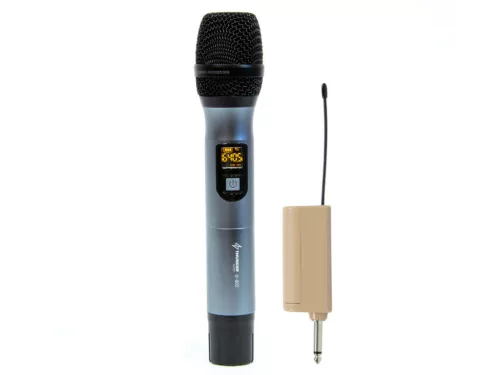 Thunder U-801 UHF vezeték nélküli, akkumulátoros mikrofon szett (1 db KÉZI mikrofon)