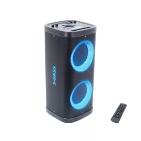   Thunder XBASS-26 200W hordozható party hangfal (USB/SD/BT/FM) + LED fény
