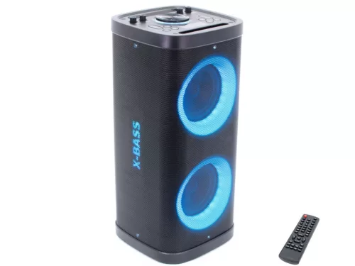 Thunder XBASS-26 200W hordozható party hangfal (USB/SD/BT/FM) + LED fény