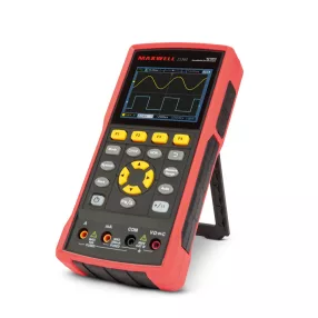   Maxwell-Digital 25360 Kézi oszcilloszkóp - akkumulátoros - 3.5" színes LCD - AC/DC, 400V, 40MHz, 2 csatorna, 8K/4K