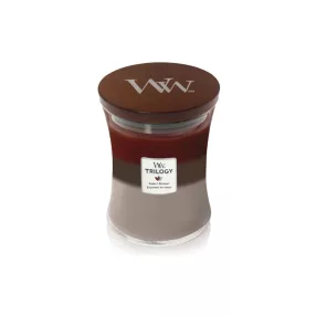 WoodWick Trilogy Forest Retreat közepes gyertya 34079