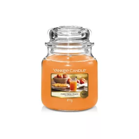   Yankee Candle 38233 Farm Fresh Peach Classic Közepes gyertya 411 g
