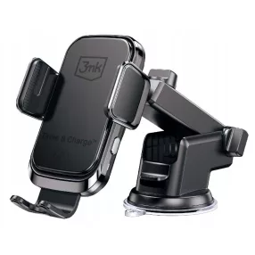   3MK Drive & Charge Vezeték nélküli autós tartó és töltő 15W - Fekete, 3MK487139