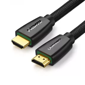   Ugreen 40409 High, HDMI 2.0 nylon fonatos kábel 4K 60Hz 3D 18Gbps HDR ARC Ethernet 1,5m