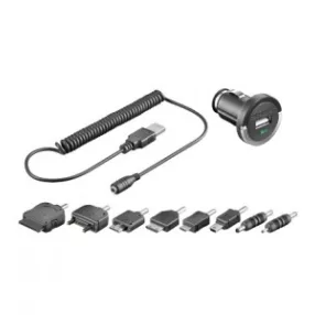   Goobay 43133 Autós univerzális USB töltő készlet, amely használható autóban