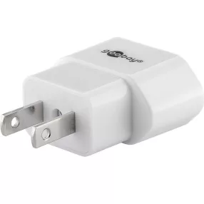 Goobay 45345 US/Japán 250V Utazó Adapter, fehér