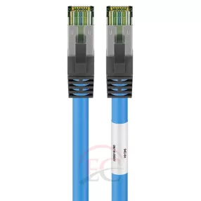   Goobay 45660 8.1 Szerelt S / FTP (PiMF)  kábel 2 m kék szín