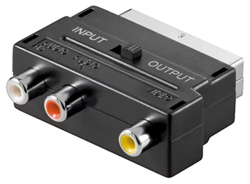 Goobay 50122 EURO / RCA átalakító In/Out