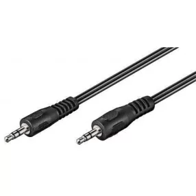   Goobay 50430,  3,5 mm jack - 3,5 mm jack dugókkal szerelt kábel 5 m