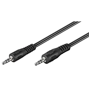   Goobay 50449 3,5 mm jack - 3,5 mm jack dugókkal szerelt kábel B 2,5 m