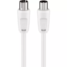 Goobay 50718 Antenna koax kábel szerelt 2,5 m