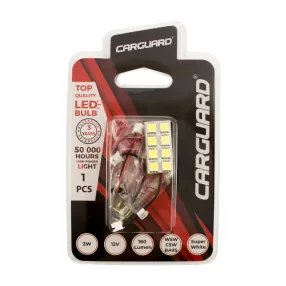   Carguard 50750 Autós LED - CLD312 - 30 x 15 mm (W5W, C5W, BA9S) - 160 lm - can-bus - SMD - 2W - 12V