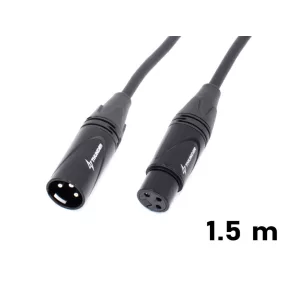 Thunder MC199-1,5 Jelkábel (XLR mama - XLR papa) - 1,5m