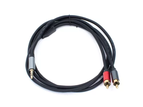Thunder AU005-15 sztereo jelkábel (3,5 mm Jack - 2x RCA) - (1,5 m)
