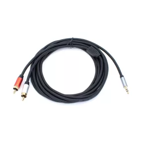   Thunder AU005-30 sztereo jelkábel (3,5 mm Jack - 2x RCA) - (3 m)