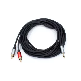   Thunder AU005-50 sztereo jelkábel (3,5 mm Jack - 2x RCA) - (5 m)