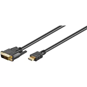 Goobay 51580 DVI-HDMI, aranyozott 2m