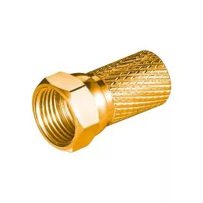 Goobay 51868 F-dugó, Cu aranyozott