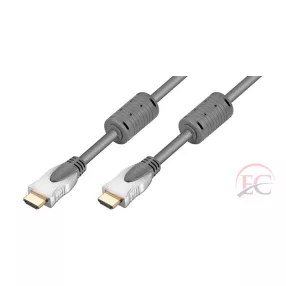 Goobay 52449 HDMI kábel aranyozott  0,75m, 4 K