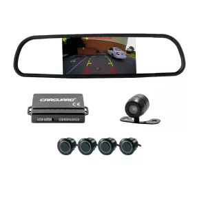   Carguard 55072-10 Tolatókamera és radar szett - kijelzős visszapillantóval