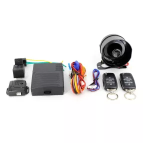   Carguard 55076B Távirányítós autó-riasztórendszer központizár-vezérlő szettel