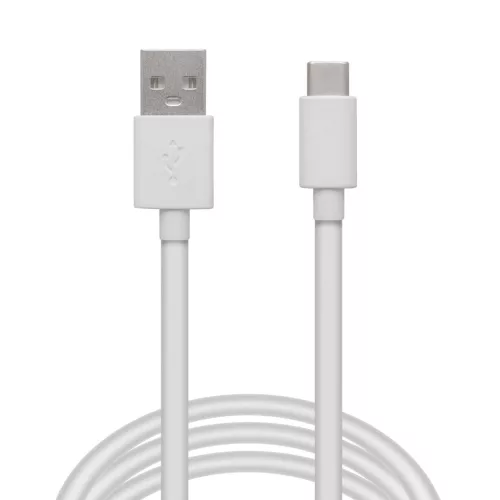 Delight 55550WH-1 Adatkábel - USB Type-C - fehér - 1 m