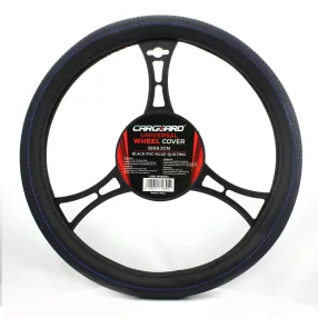   Carguard 55757BL Kormányvédő - 38 cm - HVA004 - csúszásmentes - kék / fekete