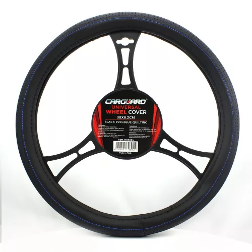 Carguard 55757BL Kormányvédő - 38 cm - HVA004 - csúszásmentes - kék / fekete