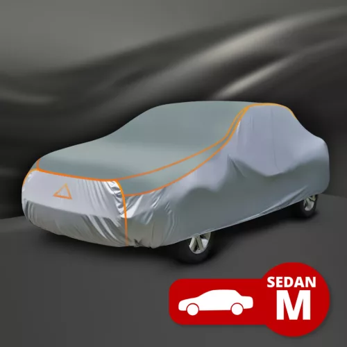 MNC 55763A Jégeső elleni autótakaró ponyva - sedan - "M" méret - 475 x 150 x 120 cm