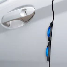   MNC 55789B Univerzális ajtóélvédő - kék, fényvisszaverős - 2 db / csomag