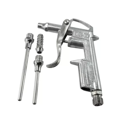 Carguard 55805D Légfúvó pisztoly - pneumatikkus - cserélhető fúvókákkal - 16/50/80 mm - 1/4"