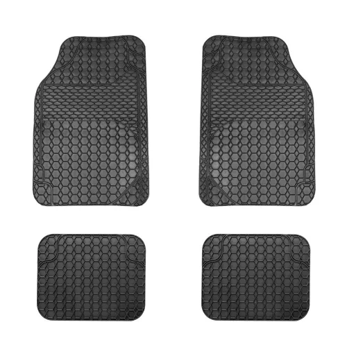 Carguard 55835A Univerzális autós gumiszőnyeg szett - 68 x 44 cm, 44 x 34 cm - PVC - fekete