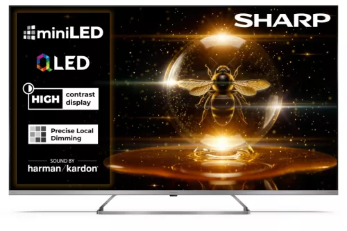 SHARP 55JP7265E 139cm-es 4K Ultra HD QLED MiniLED Google TV Harman Kardon hangszórókkal