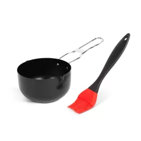 BBQ 56297 Pácoló tál ecsettel - 11,5 x 6,6 cm