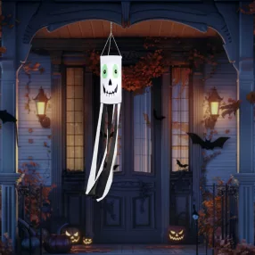   Family 56552B Halloween-i szélzsák dekoráció - szellem - fehér - 122 cm