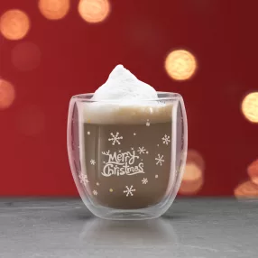   Vog&Arths 57176E Karácsonyi duplafalú üveg pohár - 300 ml