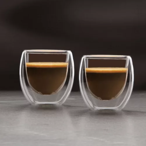 Vog&Arths 57176H Duplafalú üveg csésze - 80 ml - 2 db / csomag