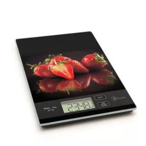 Vog&Arths 57267L Konyhai mérleg - eper, fekete, 5kg