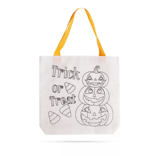 Family 57318A Színezhető ajándéktáska - halloweeni tök - 4 filccel