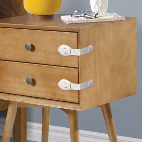   Family 57339 Biztonsági gyerekzár ajtóra - 21 cm - öntapadós - fehér - 2 db / csomag