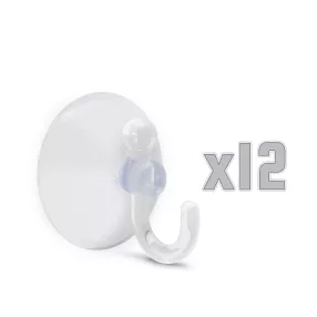   Family 57344 Tapadókorongos fali akasztó - 12 db / bliszter