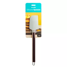   Bewello 57547G Szilikon spatula rozsdamentes nyéllel - 29 x 5,2 x 1 cm